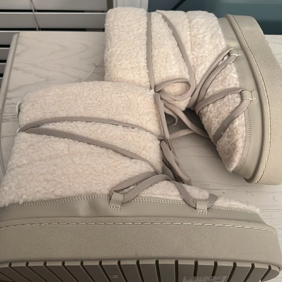 Hm warm lined teddy bear fleece boots - Picture 8 of 12